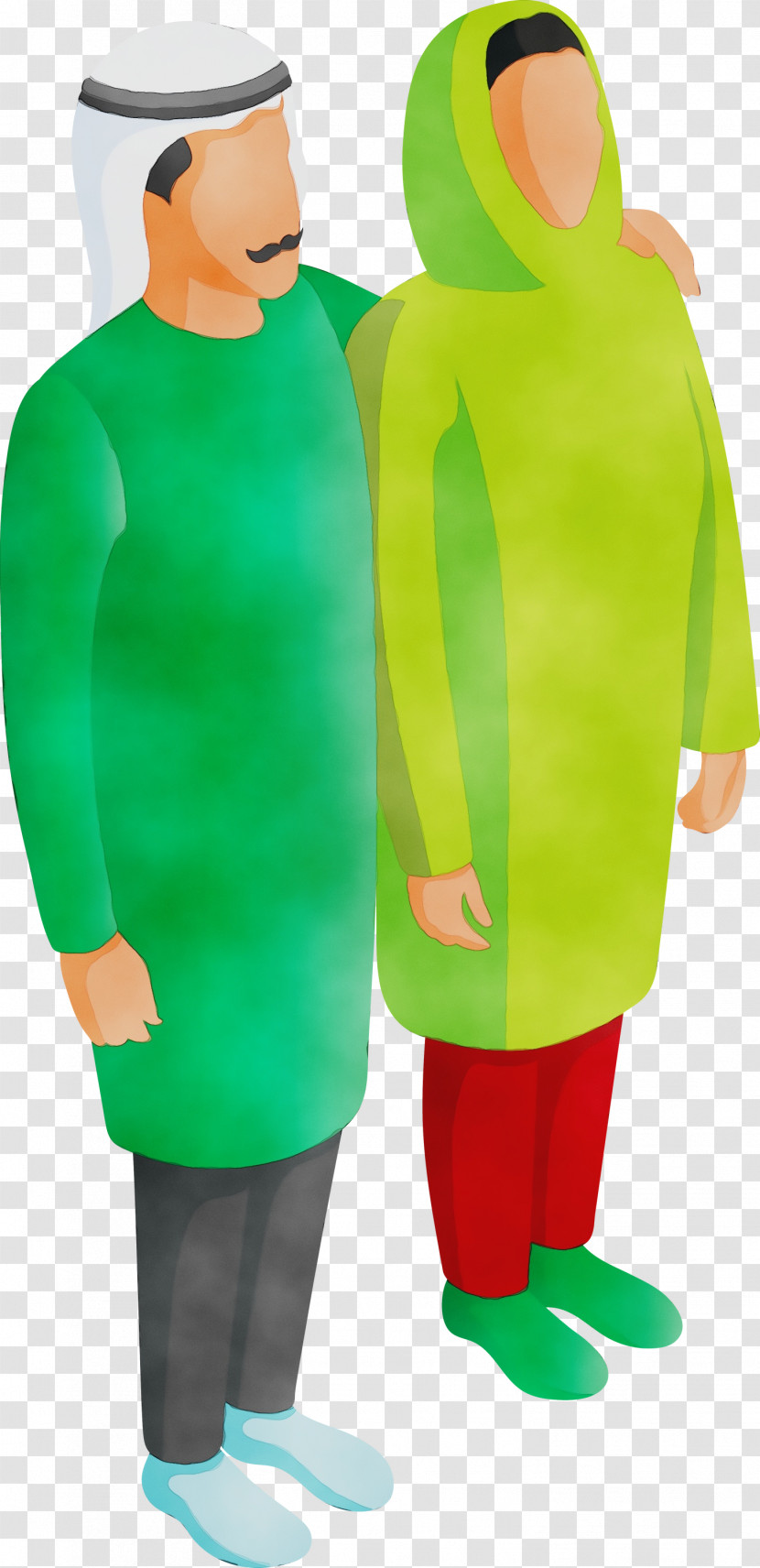 Green Clothing Costume Outerwear Sleeve Transparent PNG