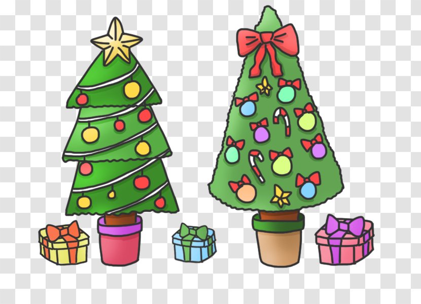 Christmas Tree Day Ornament Spruce Naver Blog - Drawing Transparent PNG