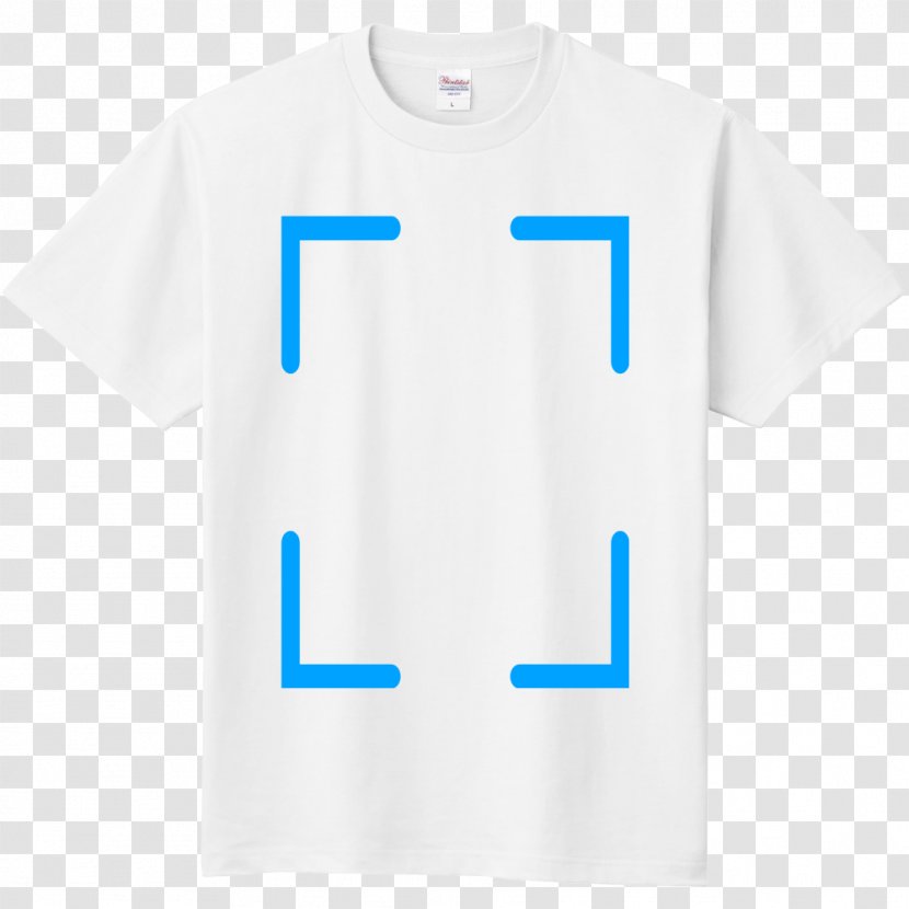 T-shirt Collar Logo Sleeve - Electric Blue - Tshirt Transparent PNG