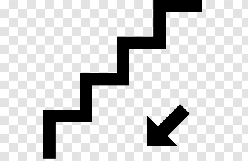 Stairs Clip Art - Black And White Transparent PNG
