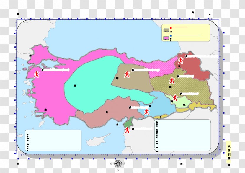 Danishmends Empire Of Nicaea A History The Crusades Trebizond - Area - Map Transparent PNG