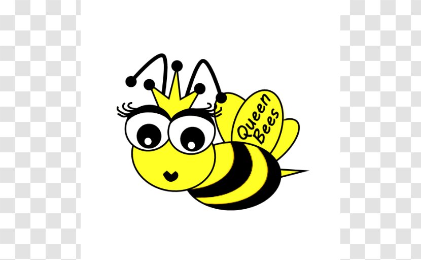 Western Honey Bee Queen Clip Art - Free Content - Queenbee Cliparts Transparent PNG