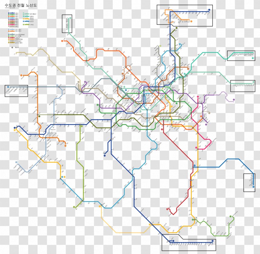 Seoul Capital Area Rapid Transit Metropolitan Subway North Korea - Travel - Map Transparent PNG