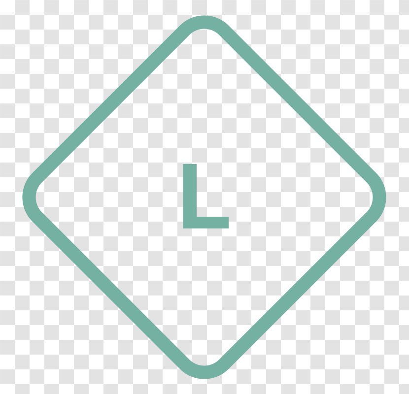 Line Triangle - Aqua - Large Area Transparent PNG