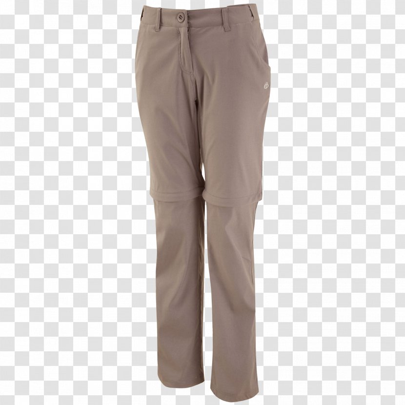 Craghoppers Pants Boot Clothing Zipp-Off-Hose - Beige Trousers Transparent PNG