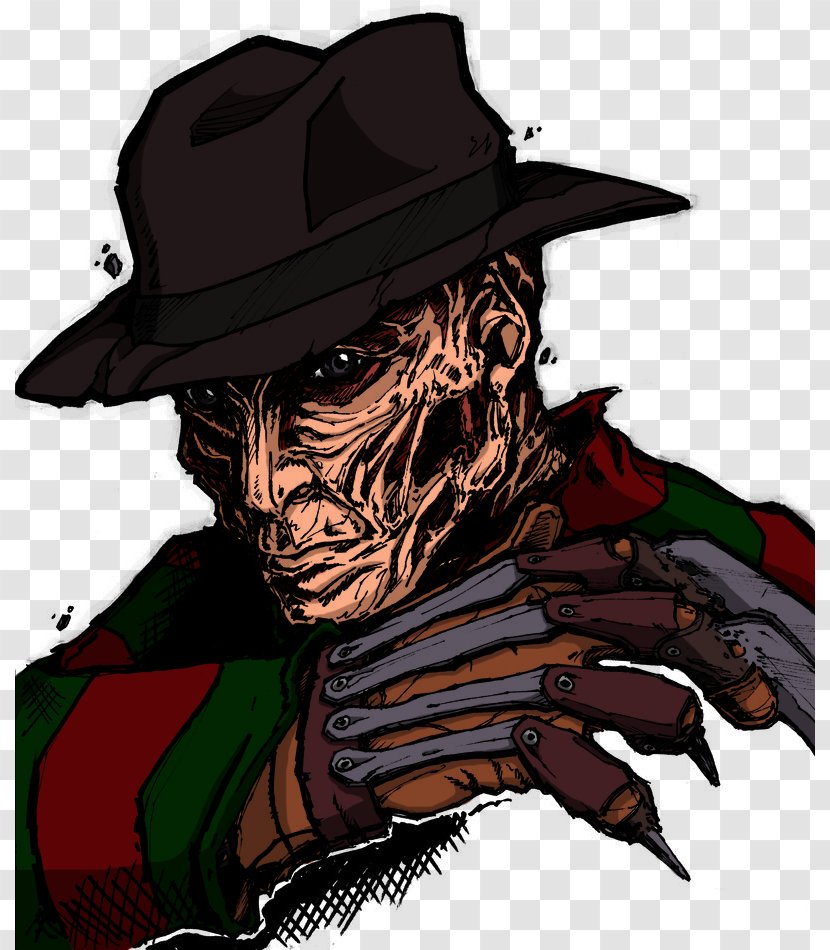 Freddy Krueger Jason Voorhees Drawing A Nightmare On Elm Street - Character - Horror Transparent PNG