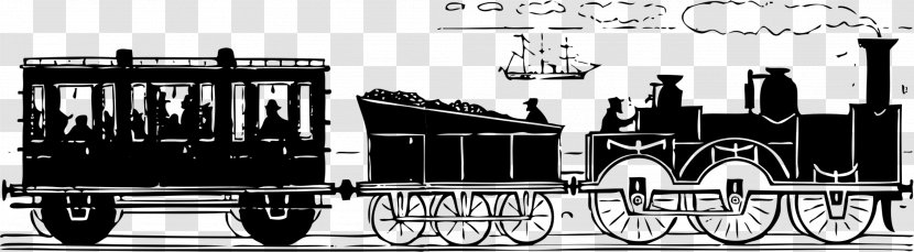 Rail Transport Train Clip Art Vector Graphics - Steam Engine - Logo Api Pt Kereta Transparent PNG