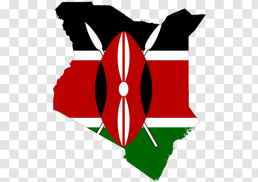 Flag Of Kenya Map Mali - Red Transparent PNG