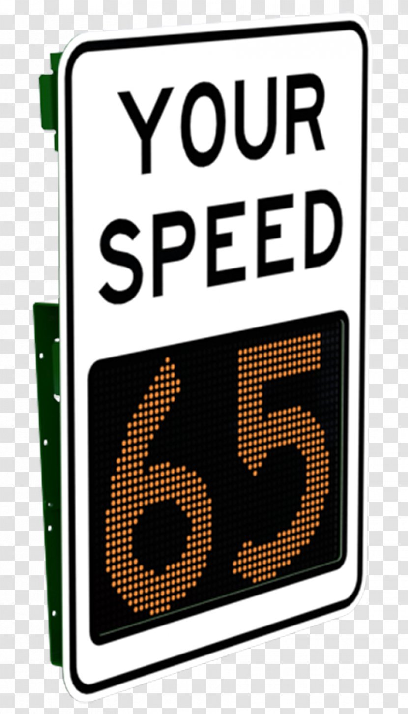 Radar Speed Sign Traffic Limit - Calming Transparent PNG