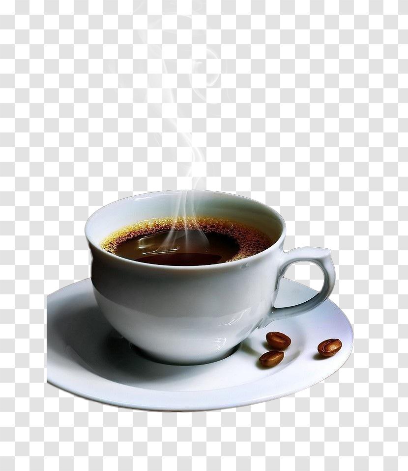 Coffee Espresso Latte Tea Cappuccino - Iced - With Hot Cup Transparent PNG