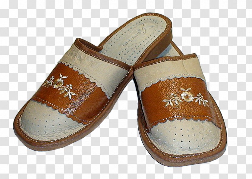 Slipper Sandal Shoe Brown Transparent PNG