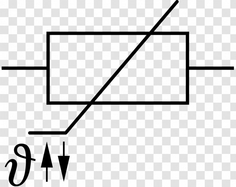 Electronic Symbol Resistor Heißleiter Electronics - Symmetry Transparent PNG