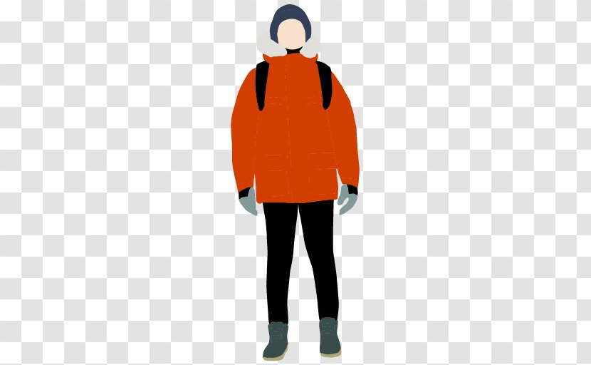 Trekking - Color - Orange Transparent PNG