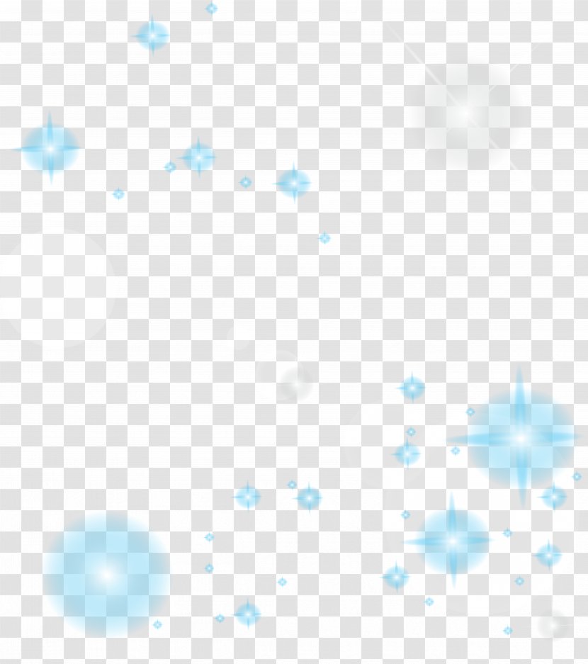 Line Point Angle Pattern - Blue - Aesthetic Star Effect Elements Transparent PNG
