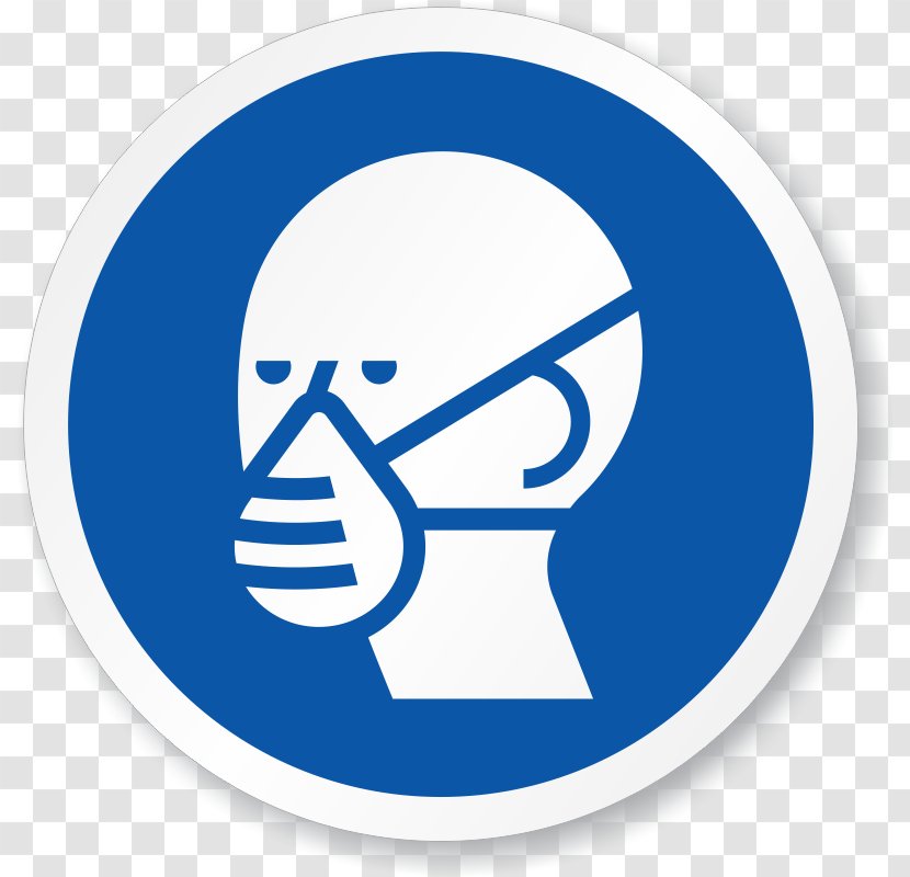 Respirator Sign Personal Protective Equipment Dust Mask Hazard - Organization - Funny Cliparts Transparent PNG