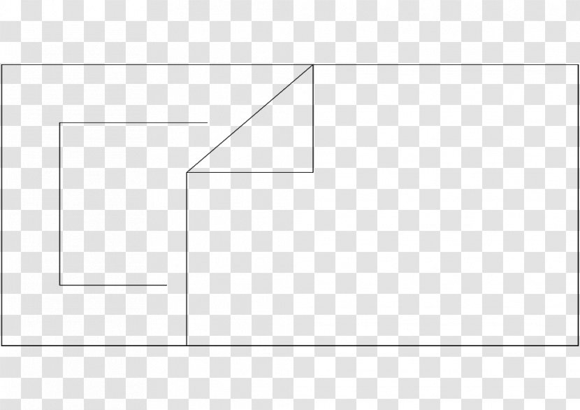 Paper Line Angle Point Diagram - Single Bed Top Transparent PNG