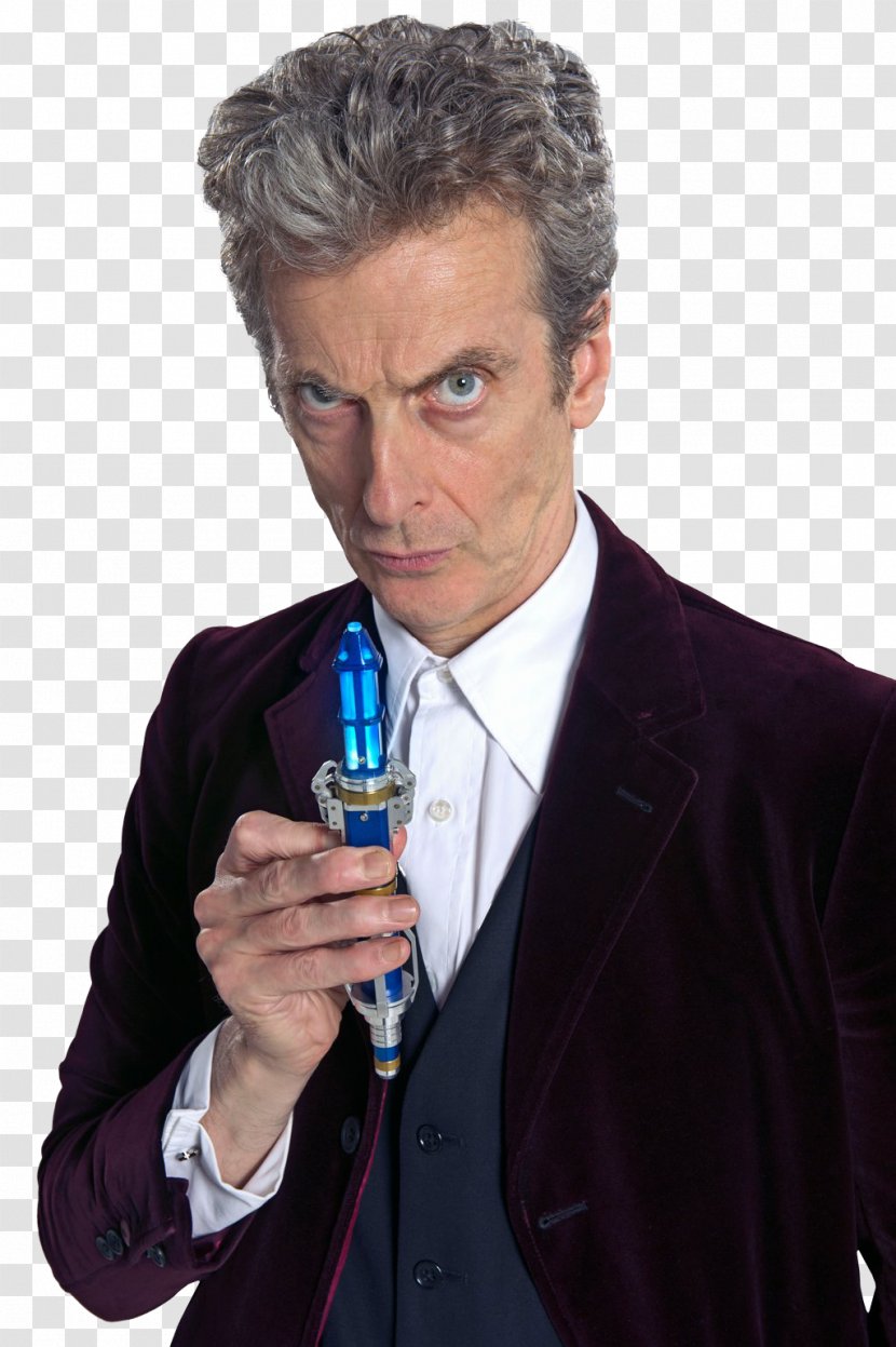 Peter Capaldi Twelfth Doctor Who Clara Oswald - Sonic Screwdriver - The Transparent PNG