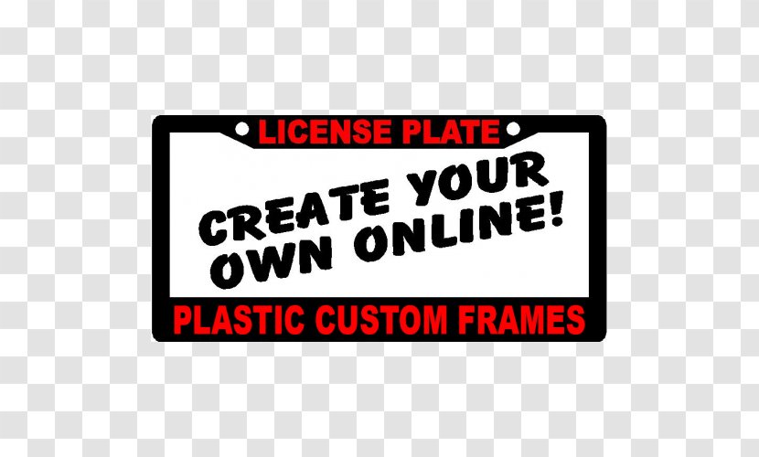 Vehicle License Plates Vanity Plate Picture Frames Window - Text Transparent PNG