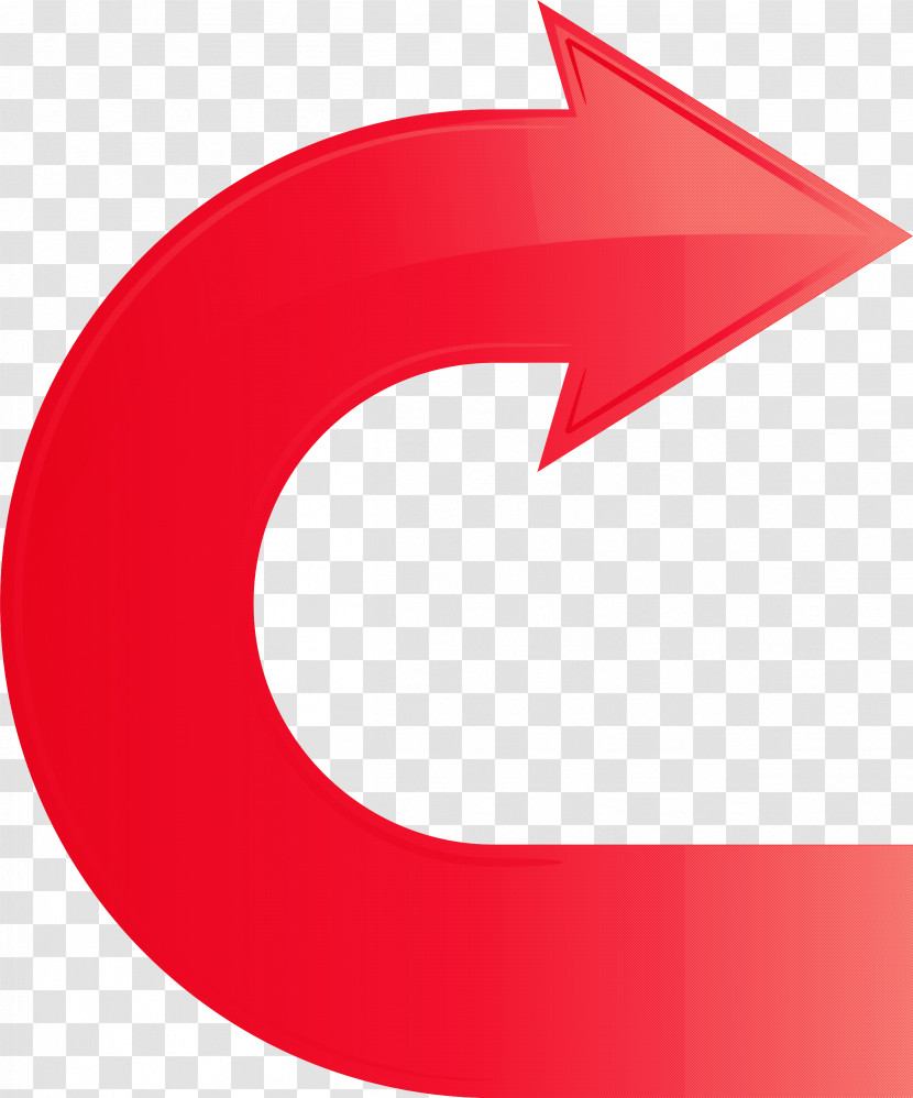 U Shaped Arrow Transparent PNG