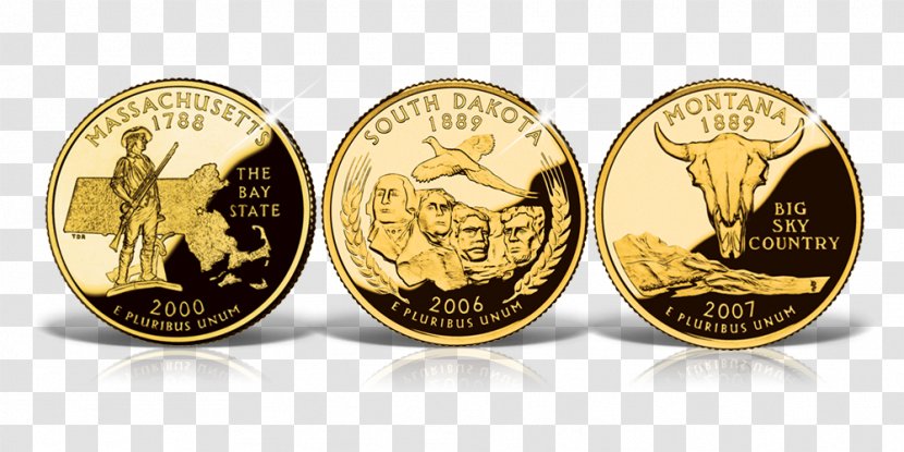 Coin Delaware River Gold Silver - United States Of America Transparent PNG