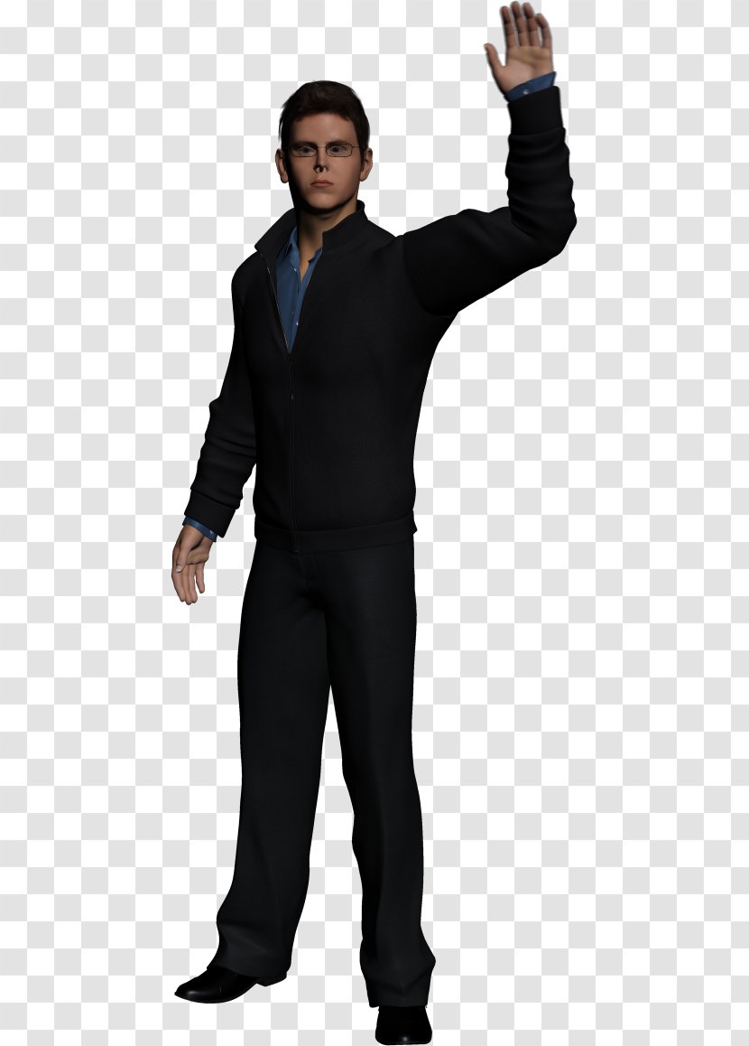 Human Body Image Person 3D Pose Estimation - White Collar Worker Transparent PNG