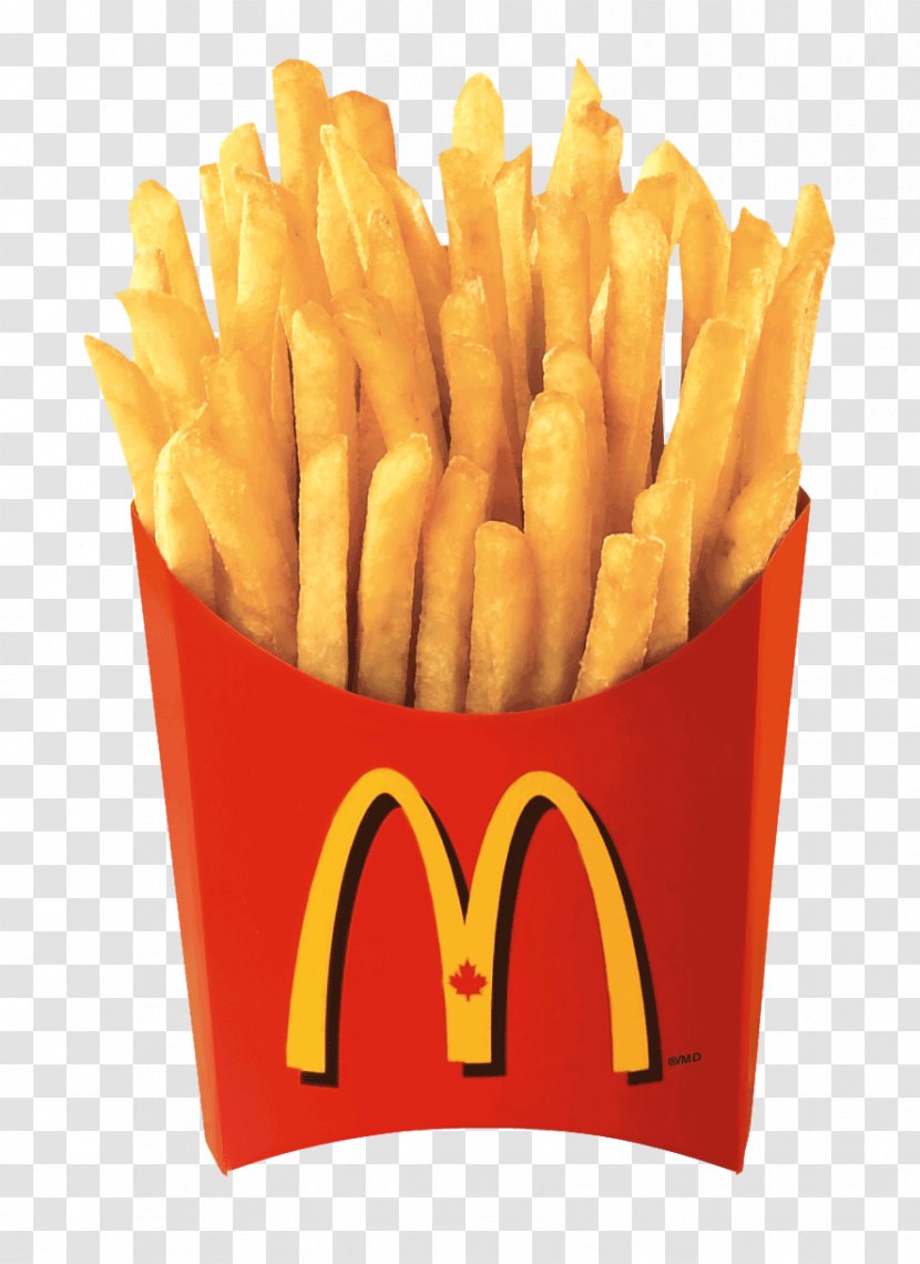McDonald's French Fries Hamburger Fast Food - Side Dish - Transparent PNG