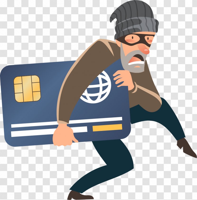 Robbery Cybercrime Icon - Credit Card Theft Transparent PNG
