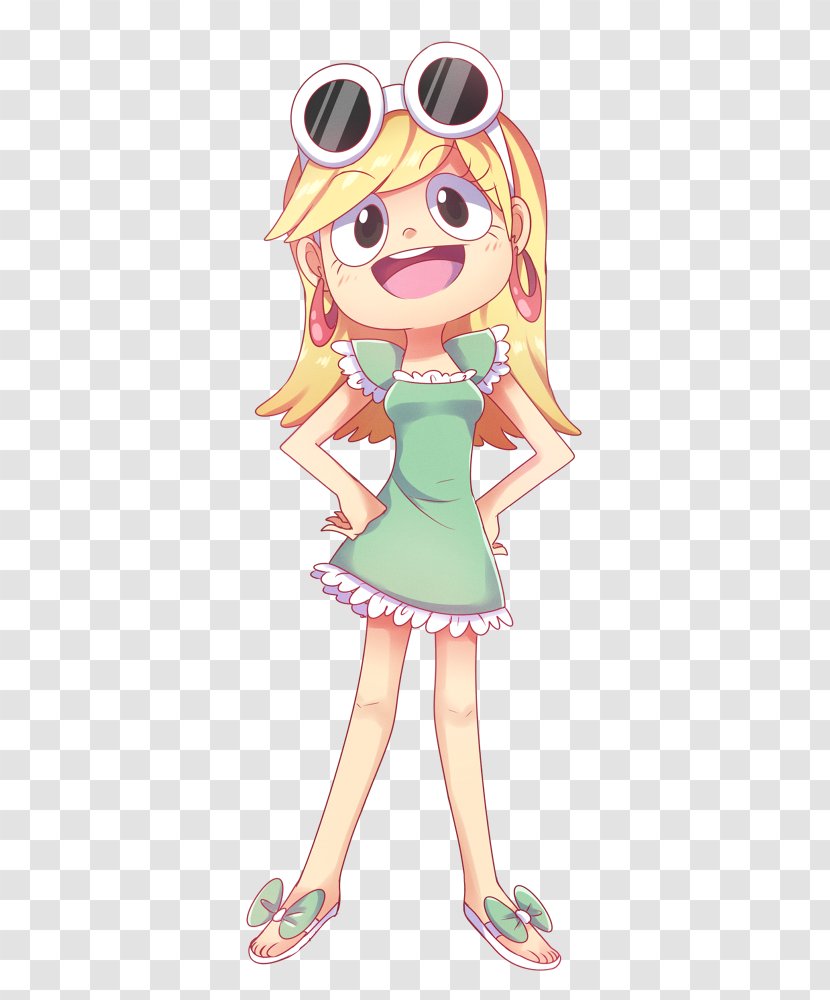 Cartoon Leni Loud Luan Drawing - Watercolor - Hay Lin Transparent PNG