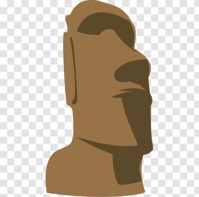 Nose Cartoon Forehead - Shoulder - Moai Transparent PNG