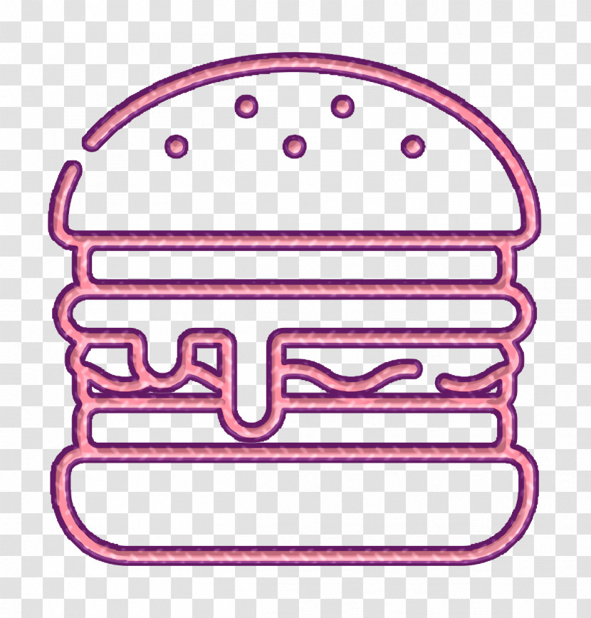 Fast Food Icon Burger Icon Transparent PNG