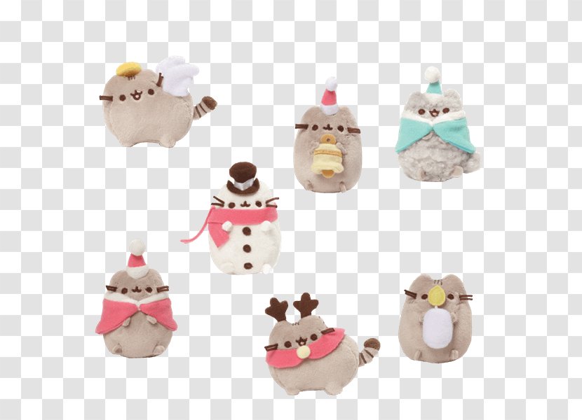 Stuffed Animals & Cuddly Toys Gund Pusheen Christmas Plush Animal Surprise In Blind Box - Ornament - Toy Transparent PNG