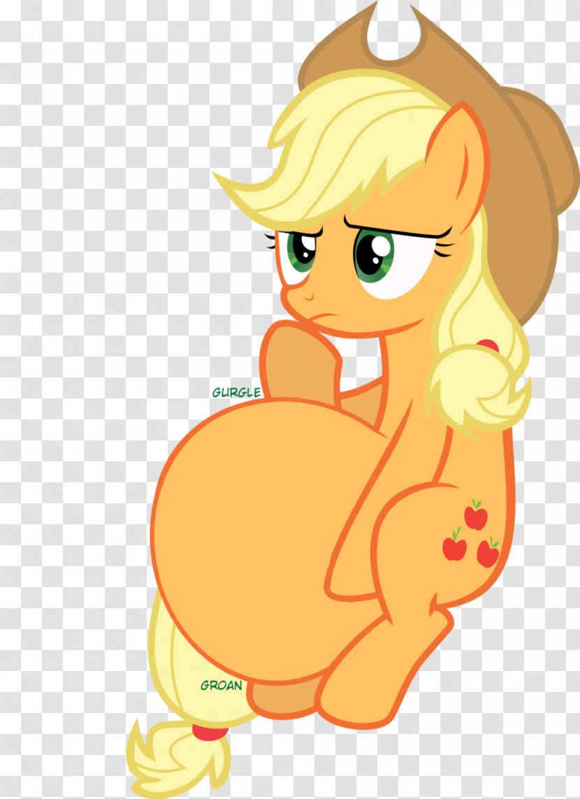 Applejack Pony Rainbow Dash Fluttershy - Tree - Apple Transparent PNG