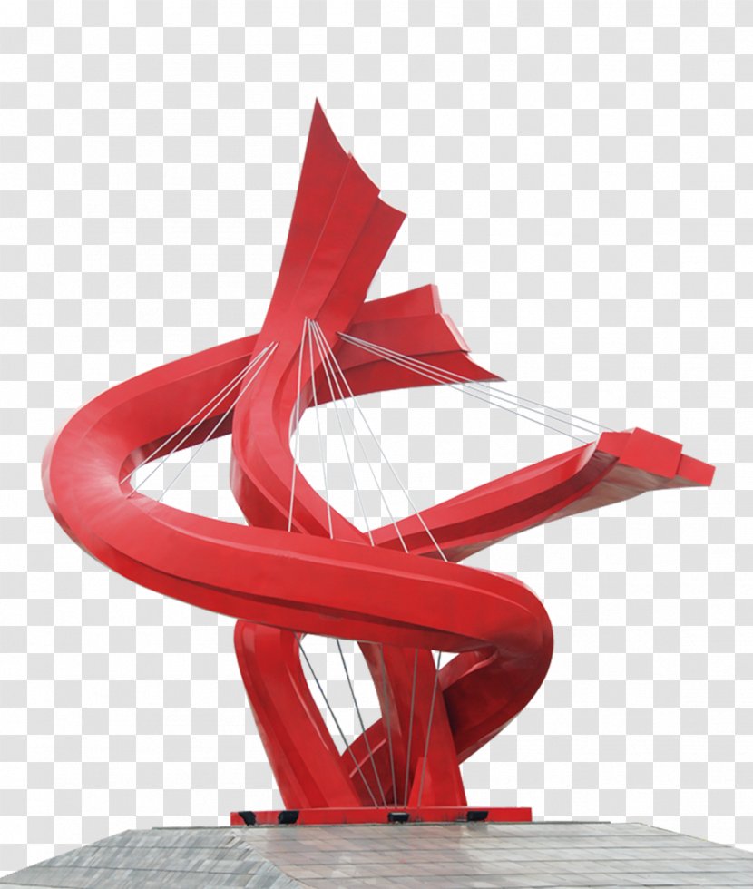 Dongguan Modern Sculpture Manufacturing Execution System - Red - Landmarks Transparent PNG