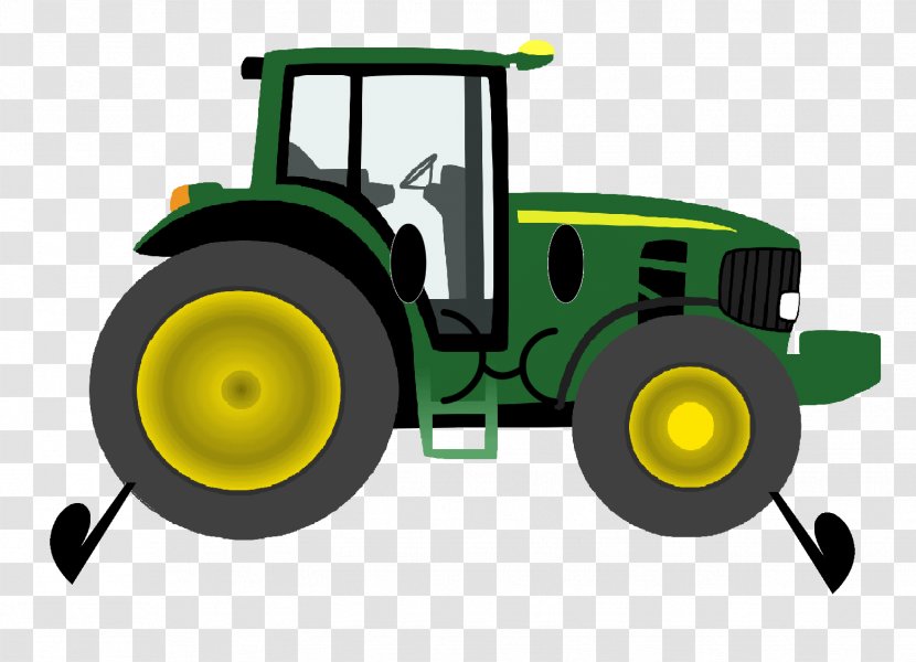 John Deere Clip Art Christmas Tractor Agriculture - Farm Tractors Transparent PNG
