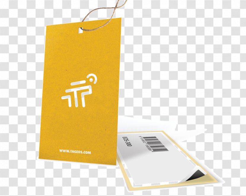 Paper Label Brand - Yellow - Design Transparent PNG