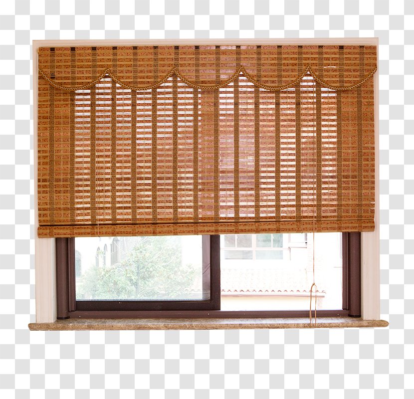 Window Blind Curtain Shutter Shade - Bamboo On The Windows Transparent PNG