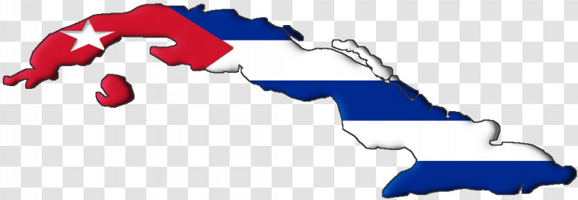 Flag Of Cuba Blank Map - The United States Transparent PNG
