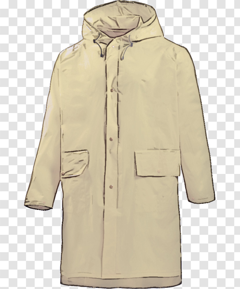 Clothing Outerwear Jacket Sleeve Beige Transparent PNG