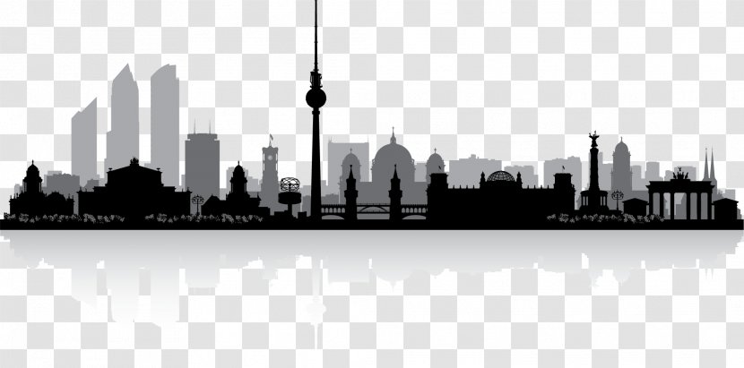 Berlin Royalty-free Photography Silhouette - Cityscape - Building Transparent PNG