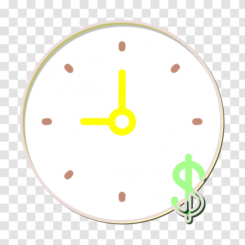 Time Is Money Icon Business - Clock Transparent PNG