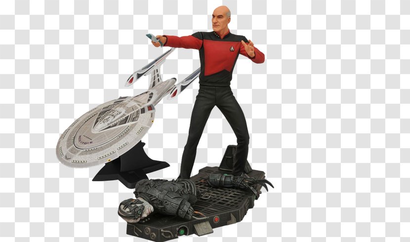 Jean-Luc Picard Diamond Select Toys Star Trek Action & Toy Figures James T. Kirk - Borg Drone Transparent PNG