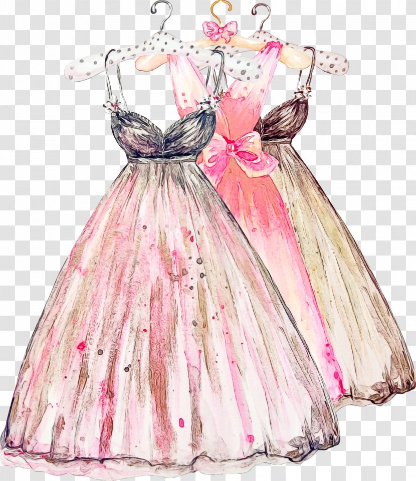Wedding Illustration - Gown - Style Aline Transparent PNG