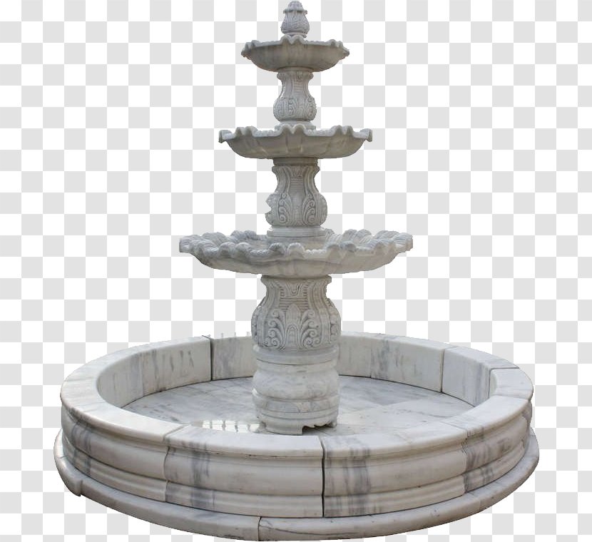 Marble Drinking Fountains Garden Water Feature - Lighting - Giardino All Italiana Transparent PNG