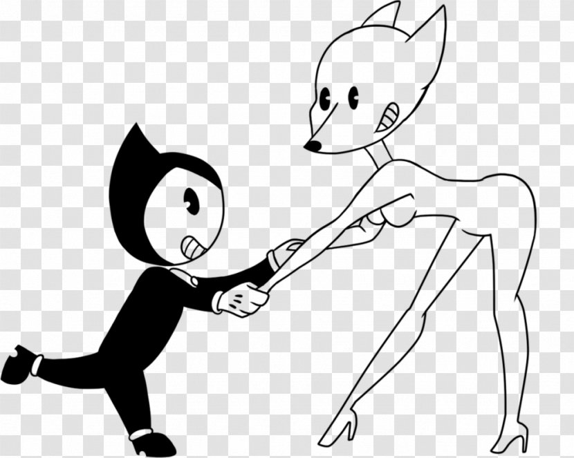 Bendy And The Ink Machine Drawing Line Art - Frame - Tree Transparent PNG