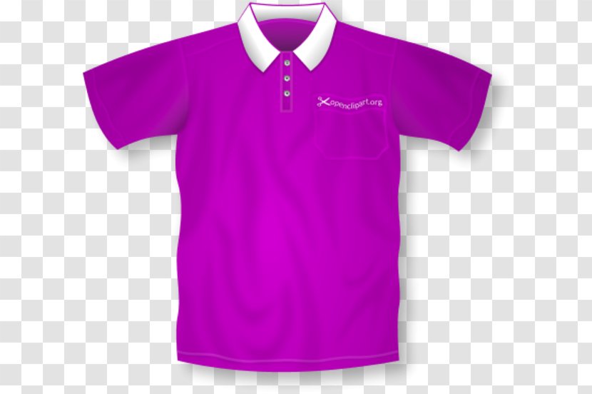 T-shirt Polo Shirt Ralph Lauren Corporation Clip Art - White - Purple Cliparts Transparent PNG