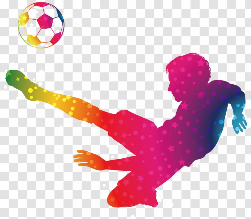 Football Player Silhouette American - Art - Hand-painted Footballer Transparent PNG