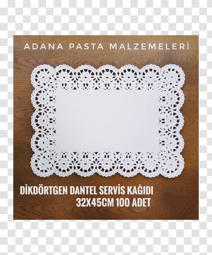Place Mats Paper Doily Adana Pastry Supplies (Akform Food) - Textile - Dantel Transparent PNG