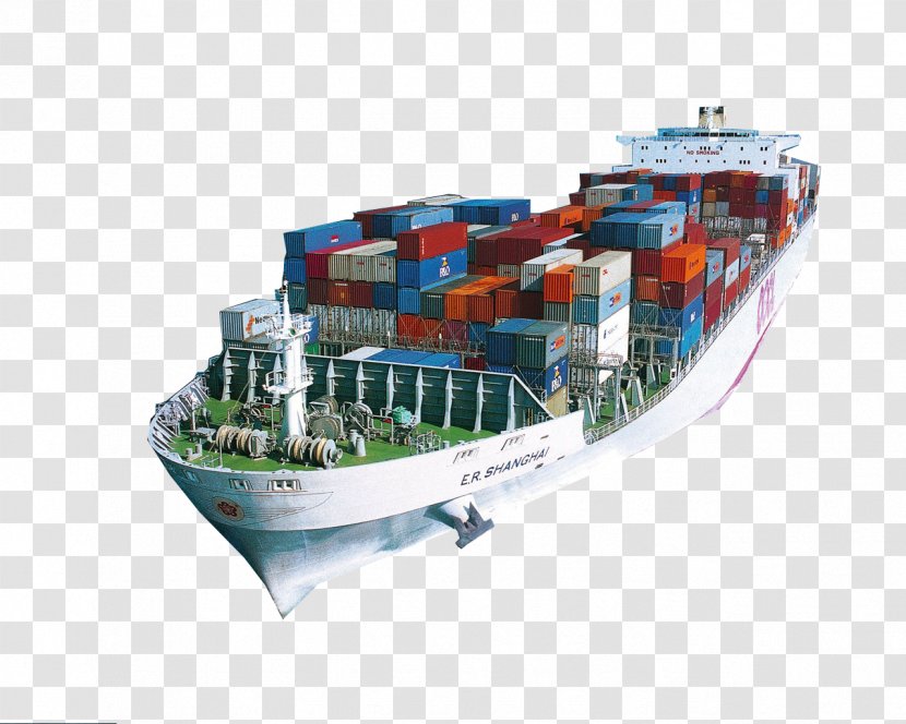 Cargo Ship Freight Transport Container - Forwarding Agency Transparent PNG