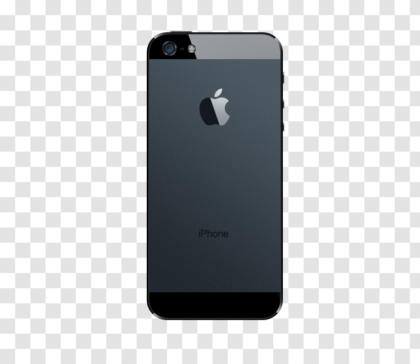 Smartphone Feature Phone IPhone 5s 5c - Telephone - Black IPhone,5 On The Back Transparent PNG