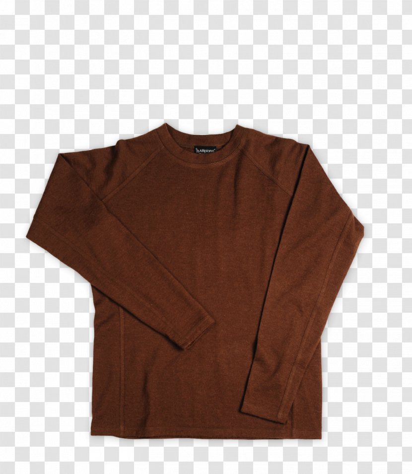 T-shirt Sleeve Outerwear Neck - T Shirt - Brown Transparent PNG
